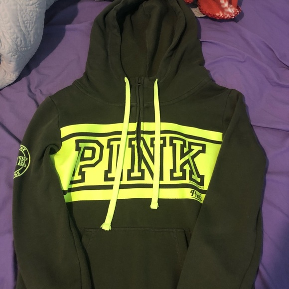 Green Pink long sleeve sweatshirt - Picture 2 of 3